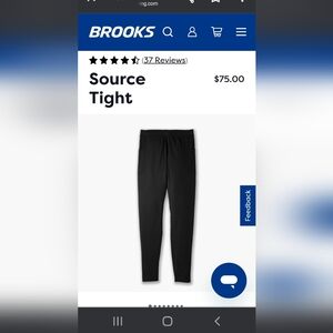 Brooks Black Men's Joggers